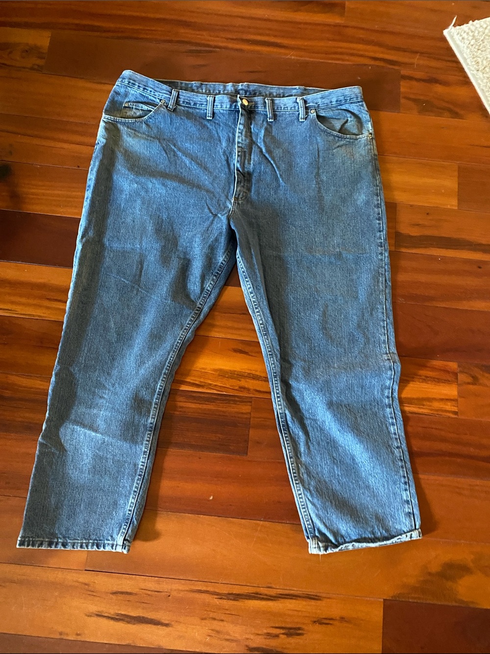 Wrangler Men's Relaxed Denim Jeans - Blue